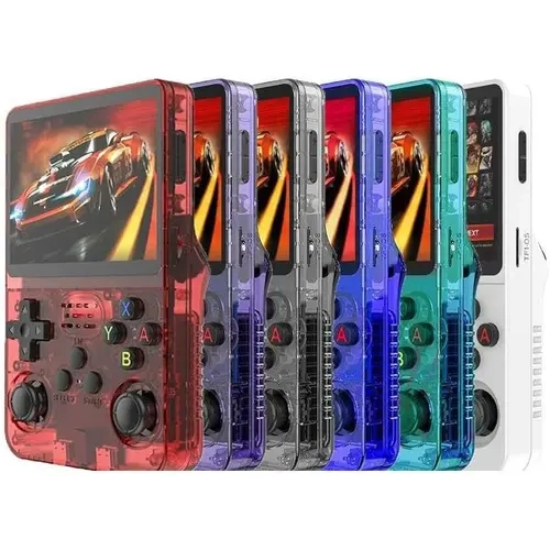 WUDS R36S Portable Handheld Retro Gaming Console - 3.5-inch IPS High-Resolution Display, 32+64G TF Card Slot, Expandable Memory, USB Plug-In, Protective Feature, Lightweight Compact Design, Sohochic Handheld Game Device
