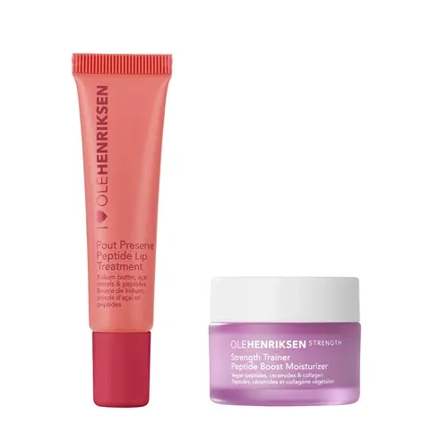 Pout Preserve Peptide Lip Treatment + Mini Peptide Moisturizer Duo - Ole Henriksen Lip Care Routine Lip Nectar Duo