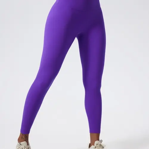 Women's Solid High Waist Sports Leggings, Sporty Breathable Comfortable High Stretch Yoga Leggings, Stretchy Workout Leggings, Gym Workout Leggings, Female Gym Clothes, Ladies Sportswear for Indoor Outdoor Wear, High Waist Activewear