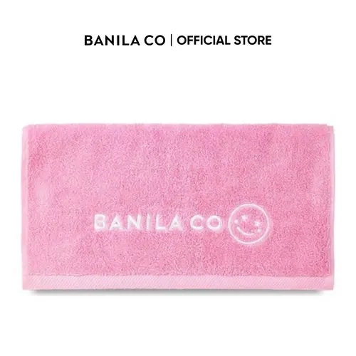 BANILA CO Pink Face Towel | Perfect for Hand and Face Washing | Cotton