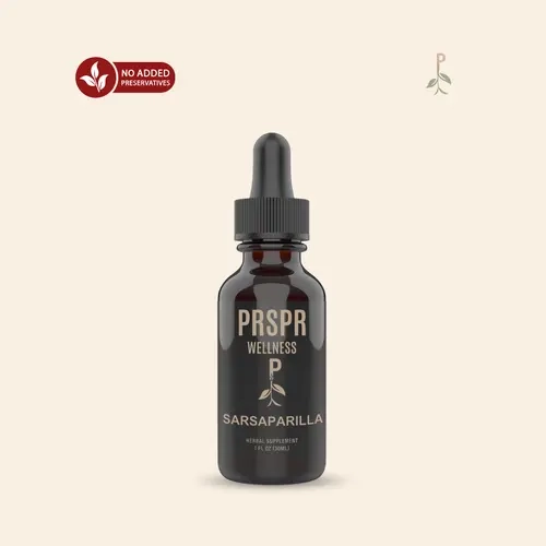 PRSPR Wellness Sarsaparilla Herbal Extract Dietary Supplement - Ethically Wild-Harvested, 1:3 Herb Ratio, Nature's Iron, Antioxidant-Rich, Arthritis Aid, Liver Health, Immune Support, 333mg Per Serving, 30 Drops in Juice or Water, 1-3 Times Daily Dosage
