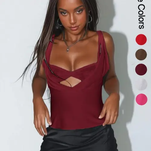 【Black Friday】Women's Lace Bustier and Cropped Cami Top Two-Piece Set, Slim-Fit Sleeveless Layered Summer Party Outfit