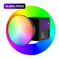 Handheld RGB COB Video Light, USB-Rechargeable Soft Continuous Fill Light for Vlogging, Live Streaming, Photography and Studio Use #GLOBAL PICKS