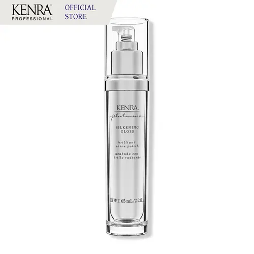 Kenra Platinum Silkening Gloss | Brilliant Shine Polish | Tames Frizz & Smooths Flyaways | Lightweight Formula | Protects Against Humidity | Smooths Dry Ends | Medium To Coarse Hair