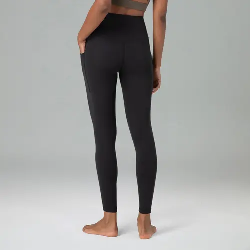 Colorfulkoala Women's Buttery-Soft Dreamlux High-Waisted Leggings - Fitted, Seamless Spandex Pants with Pockets, Basic Look Activewear for Yoga, Running, Athleisure