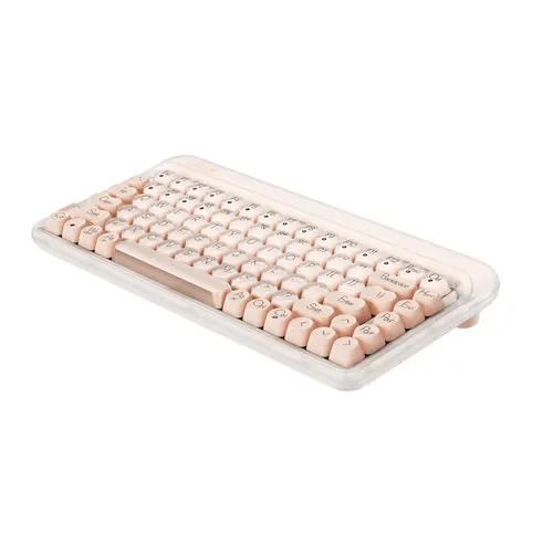 Lofree Dot Foundation KBD - 84-Key Layout, ABS Frame, Wireless Keyboard, USB Rechargeable, 4000mAh, Full POM Switch, Minimalist Design, Work-from-Home Productivity Tool (Keyboards Wireless)
