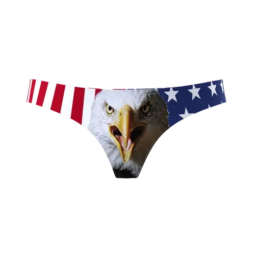 The Mascot | Shinesty American Flag Seamless Thong