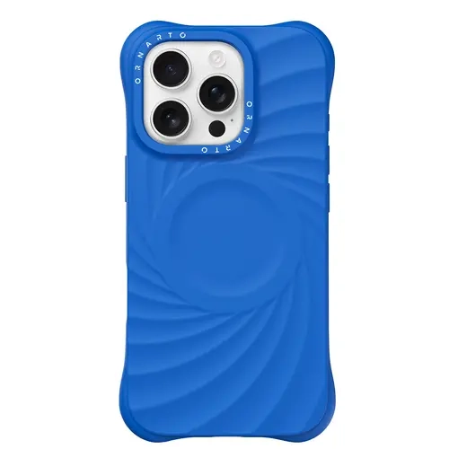VORTUXE iPhone 18/17/16 Series Case 2X Military Grade Drop Tested Textured Blue Soft Touch Silicone Compatible with MagSafe Durable Cover, Accessories, Smartphone