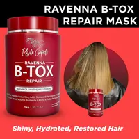 I Belli Capelli Ravenna B-tox Repair Mask with Keratin, Argan Oil & Biotin - Nourishing Anti-Frizz Haircare Treatment, Hair Strengthener, 1kg/35.02 oz