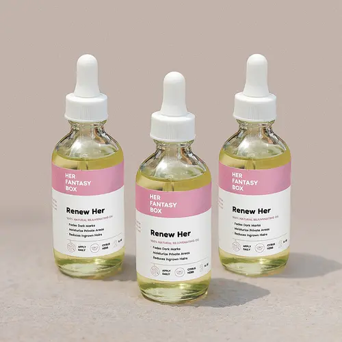 Her Fantasy Box Renew Her Oil for Ingrown Hair, Scars & Smooth, Even Skin - 3 Pack