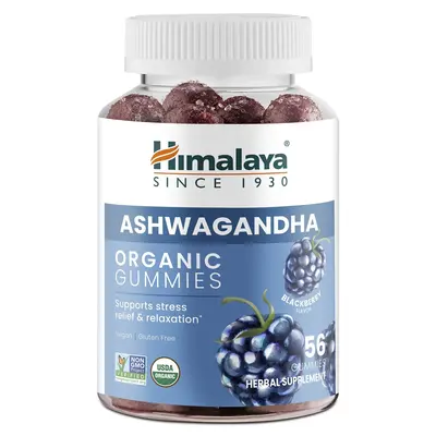Ashwagandha Organic Gummies Herbal Energy Supplement Daily Supplement