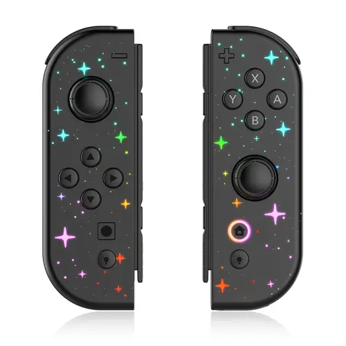 JORREP Wireless Game Controller for Switch, Dual Vibration & 6-Axis Sensor, One-key Wake-Up & Screenshot Function, ABS Joypad, Compatible with Switch/Lite/OLED