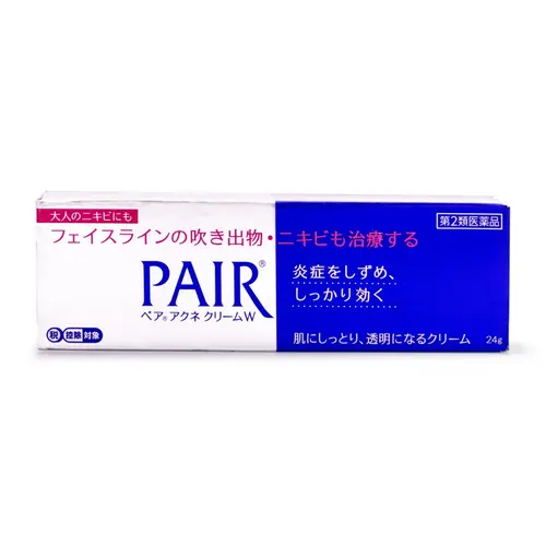 LION Japanese Medicated Acne Cream for Face (2x24g Pair) - Gentle, Non-Irritant, Hypoallergenic Pimples Removal Cream for Adults, Intensive Spot Care, Face Care Products, Skin Products, Selfcare Fast Relief for Spots, Blemishes, Blackheads