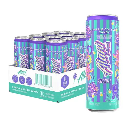 Alani Caffeinated Energy Drinks (12-Pack) - Ready-to-Drink Beverage, 200mg Caffeine, 12-Pack Supply for Easy Restocking