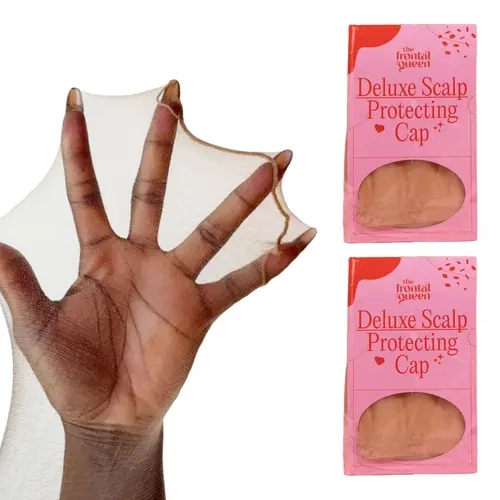 Frontal Queen Professional HD Stocking Wig Cap 2 Pack - Stretchy, Durable & Breathable Fabric for Maximum Comfort, Fits All Head Sizes