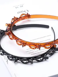 Cute Hair Clip Decor Hairband , Novelty Multifunction Hair Hoop with Clips, Fashionable Hair Accessories for Women, Minimalist Headwear, Trendy Hair Hoop, Minimalist Hair Hoops,mothers day gift ,mothers day gift ideas, Hairclip Headband