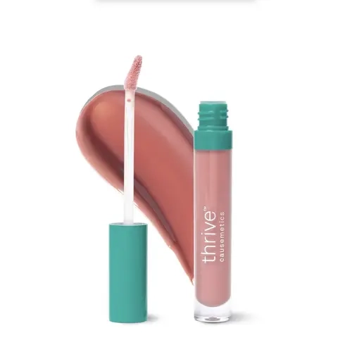 Thrive Causemetics Sheer Strength Lip-Plumping Peptide Gloss High-Shine Hydrating & Moisturizing