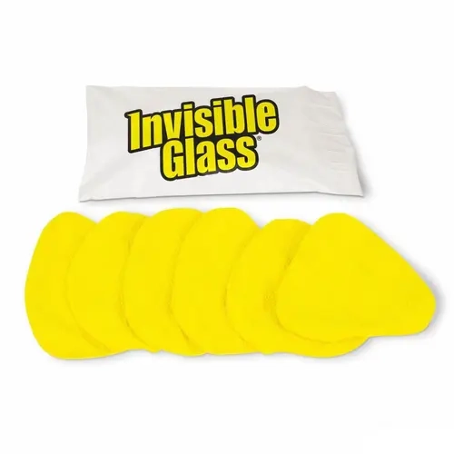Stoner Car Care Invisible Glass Reach & Clean Quick Change Microfiber Bonnets - 6 Waffle Weave Covers, Flex-Tech™ Easy On/Off Attachment, Moisture Trapping, Curved Fit Gap & Void Prevention, Auto Detailing Cleaning Supplies for Sparkling Shine