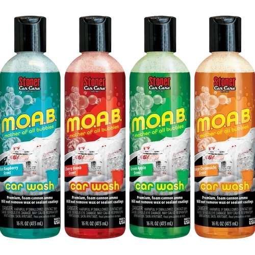Stoner Car Care Mother of All Bubbles Car Wash Soap - High-Foaming, pH-Balanced formula with Polymers & Surfactants, Paint-Safe Dirt Removal, Minimizes Scratching, Ideal for Weekly Wash, Car Cleaning Agent, Car Detailing Products, Daily Car Care