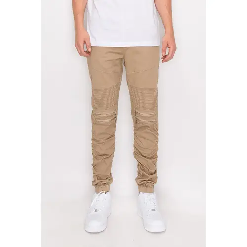 Twill Stacked Jogger Pants Streetwear Joggers Casual Athletic Joggers