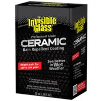 Stoner Car Care 9H Hardness Quartz-Based Automotive Glass Ceramic Protective Coating Solution - Rain-Repel, Waterproof, Heat-Resistant, Long-Lasting, Nonporous, All-Natural, Salt & Ice Shield, First-Timers’ Car Detailing (Doubles Glass Hardness), Rain‑Rep