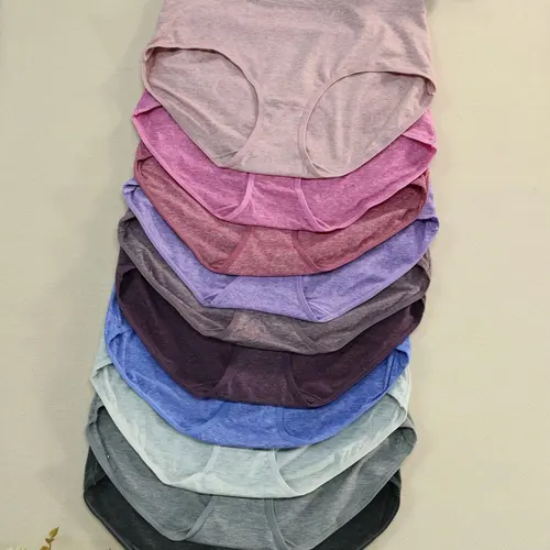 【Black Friday】10 PCS Women's Plus Size Mid-Waist Briefs, Comfortable Breathable Lightweight Stretchy Fabric, Multi-Color Underwear for Daily Wear, Solid Color Undergarment