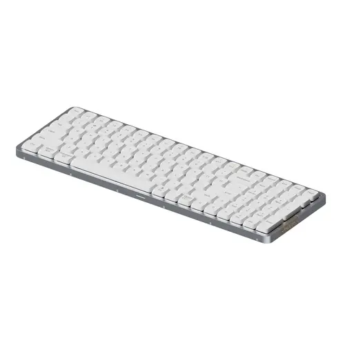 Lofree Flow100 Low-profile Mechanical Keyboard - Aluminum Frame, Hot-swappable, Backlight, Full POM Switches, RGB Sidelight, 3000mAh, Works Across Windows/MacOS/iOS, Multi-platform Work Keyboard
