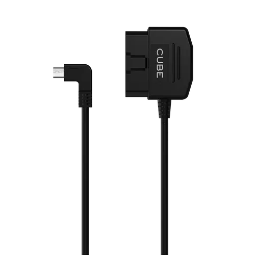 CUBE OBD II USB Car Charger Adapter - 10ft Length Cable for Cellphone, Mobile Smartphone, Wearable Devices, Cube GPS Accessories, Discreet Car/Truck Charging
