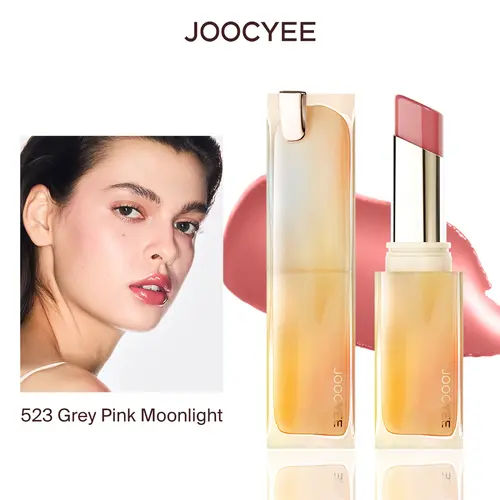 JOOCYEE Glazed Rouge Hydrating Lip Balm Stick, Jojoba Oil Moisturizer, 8H Long-Lasting Plumping Shine, Glossy Smoothing Lightweight Care, 520 Spring Peach, Daily Makeup, Travel-Friendly, Perfect for Fall & Winter