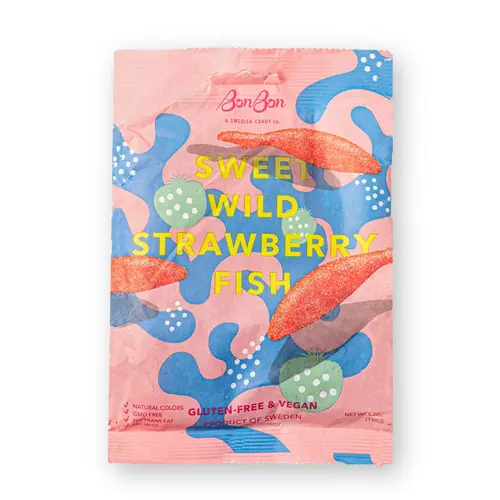 BonBon's Sweet Wild Strawberry Fish Candy