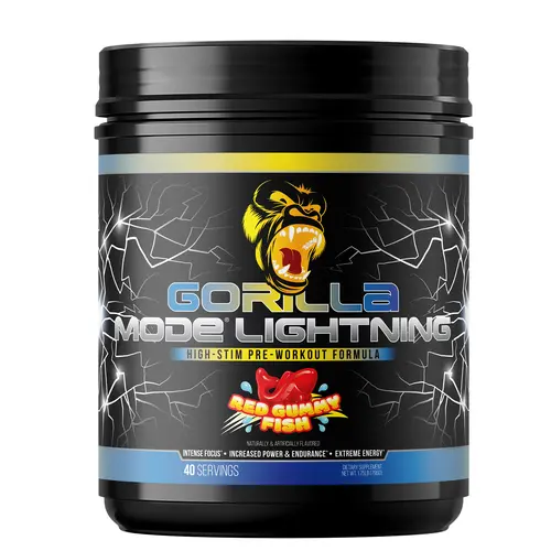 Gorilla Mode Lightning High-Stim Pre-Workout (40 Servings)