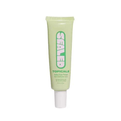 Topicals Active Scar Primer - 28ml Sealed Translucent Makeup Base Tube, Silky Encapsulated Retinol Gel, Acne-Prone Targeted, Pitted Texture Fill, Large Pore Minimizer, Skin Regeneration, Blemish Treatment, Breathable All-Skin-Types Formula