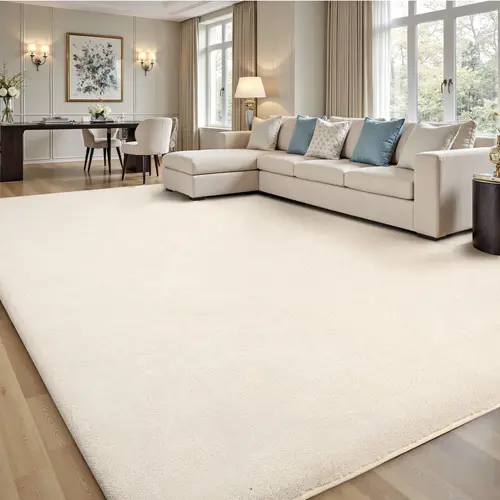 FAMVAL Ultra-Soft Area Rug, Thick Plush in a Modern Style, Non-Slip for Living Room, Bedroom, Nursery, Kids' Room, Playroom, Apartment and Dorm giftideas