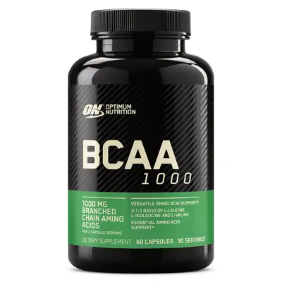 Optimum Nutrition BCAA 1000mg Supplement - Dietary Supplement for Amino Acid Support