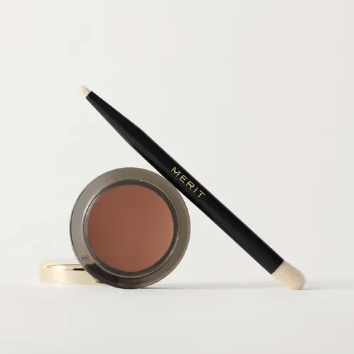MERIT Brush No. 2 - Dual Ended Eyeshadow Brush