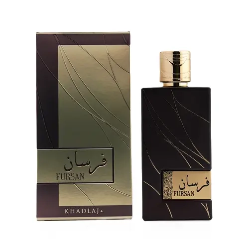 Khadlaj Fursan Brown for Unisex Eau de Parfum Spray, 3.4 Ounce