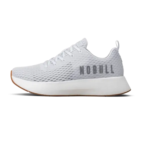 NOBULL Women's Journey Shoe in White - Breathable Running Shoe, Comfortable Walking Sneaker, Cushioned Runner