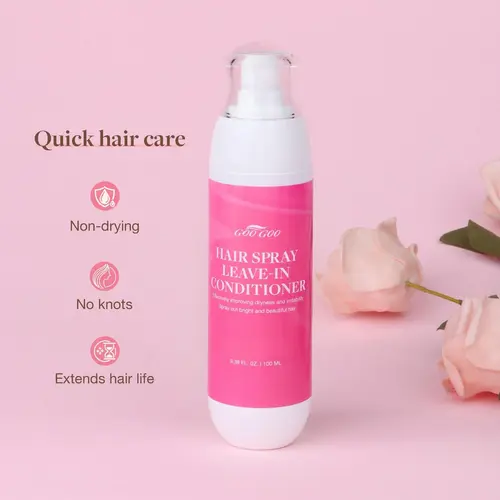 GOO GOO Hair Spray Leave-in Conditioner, Detangles & Fights Frizz, Hair Care for Dry Damaged Hair for Both Men and Women summer hairstyles #sohochic #TikTokShopFallDealsForYou