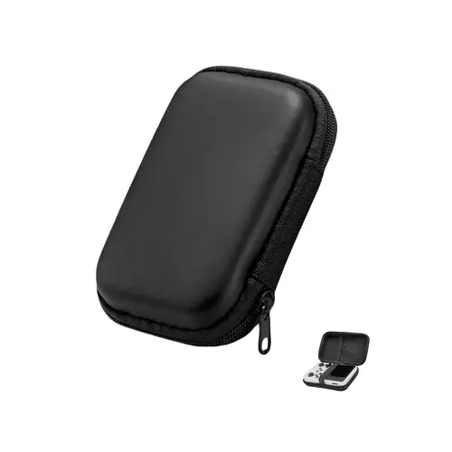 WUDS Rugged EVA Shell Carrying Case for Retro Handheld Game Consoles R36S/RG35 - Compact, Solid, 80g Lightweight, Bump-Absorbent, Durable Unisex Travel Accessory for Game Console Enthusiasts (Black)