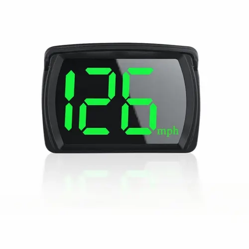 Universal Smart GPS HUD Display, Car LED Head-Up Unit with Accurate Speed, HD Screen, ABS Vehicle Accessory, USB Cable, Sunlight Hood, Plug-and-Play, Coherent Smooth Display, Refreshed Quickly, Bus Compatible Father's Day Gift