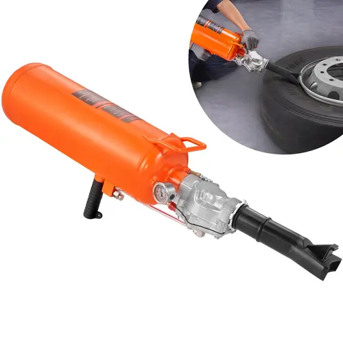 VEVOR Aluminum Alloy Push-Button High-Pressure Handheld Tire Bead Seater, 3.2 Gal (8L) 85-116 PSI Air Blaster, 3mm Portable Tubeless Tire Inflation Tool, 1-Sec Bead Seat for Cars/SUVs, Automotive Repair Gadget