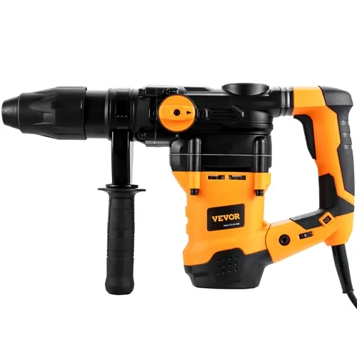 【toolupgrade】VEVOR Corded SDS-MAX Rotary Hammer Drill - 1-9/16" 3 Modes, 1600W Power, 10J Impact Punch, Copper Wire, 360° Handle, Heavy-Duty Industrial Power Tool for Concrete/Metal