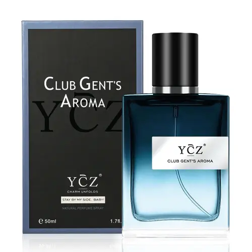 YCZ Club Gentle’s Aroma Long Lasting Eau de Parfum (1.7oz) - Modern Fougère Unisex Perfume, Energetic Sexy Captivating Scent, for Parties Nighttime Occasions, Fragrance Gift for Him, Inspired by Pre-Great Story Excitement, Long Lasting Perfume