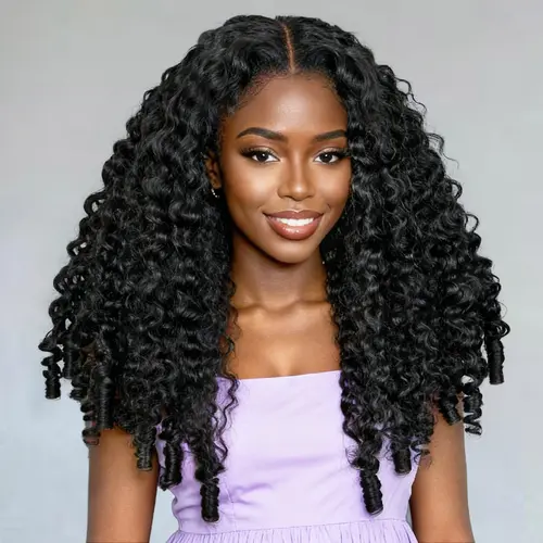OQ HAIR 220% Density Burmese Curly M Cap 9x6 Glueless Wig Bleached Tiny Knots Pre-cut HD Lace Wear Go Wigs #TikTokShopFallDealsForYou