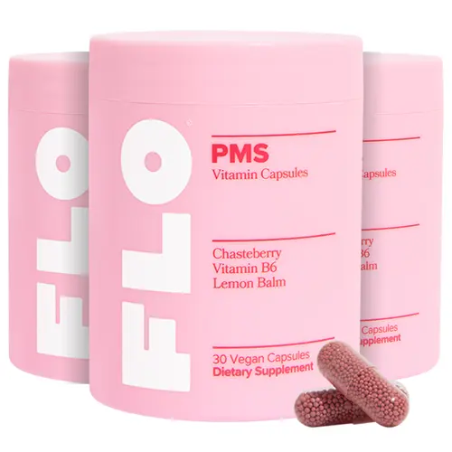 FLO PMS Vitamin Capsules for Women - 3 pack