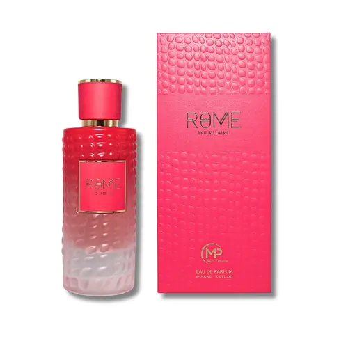 Women's Rome Pour Femme Aroma EDP Perfume - 3.4 fl oz (3 – 3.9 Fl Oz range) Liquid Fragrance, Citrus Floral Aroma, Sweet Fruity Woody Notes, Long-Lasting Beauty & Personal Care Item, Contains Alcohol, 36 Months Shelf Life, Includes Limonene