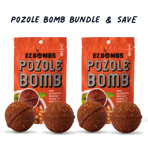 PozoleBombs bundle by EZ Bombs - Seasoning Spice Bomb Flavor for Authentic Mexican Dishes - Traditional