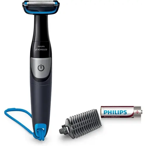 Philips Norelco Bodygroom Series 1100 - BG1026/60, Men's Showerproof Body Hair Trimmer & Groomer for Grooming Clean-Up Hair Removal Devices