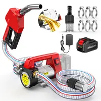 [TaskStar] Cordless Liquid Transfer Pump Kit, 12GPM 720GPH Wireless Pump with 4.0Ah 4000mAh Cordless Use, 16.4ft Deep Draw Hose, Nozzle for Kerosene, Biodiesel