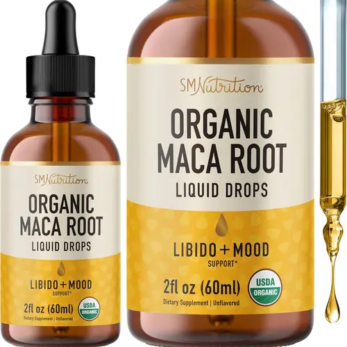 Maca Root Liquid Drops for Energy Support for Women & Men | Support Hormone Balance, Mood, Energy & Fitness | Organic Maca Root for Women & Men